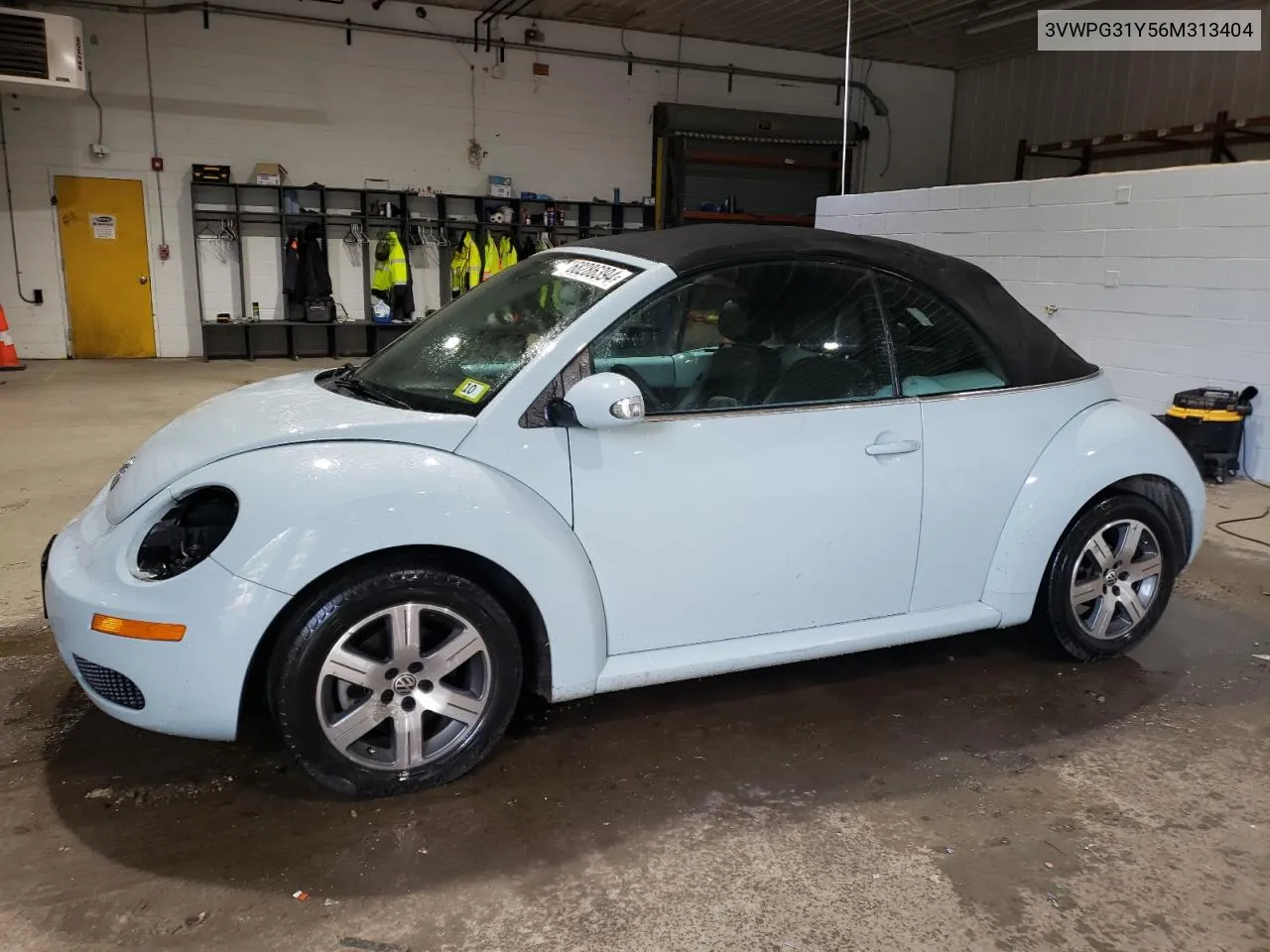 2006 Volkswagen New Beetle Convertible VIN: 3VWPG31Y56M313404 Lot: 68286394