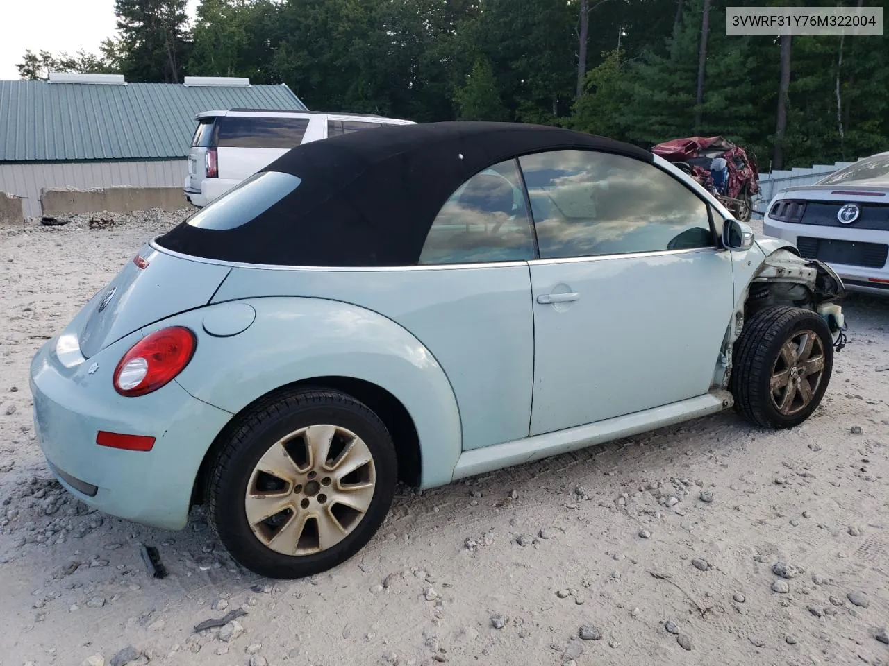 2006 Volkswagen New Beetle Convertible Option Package 1 VIN: 3VWRF31Y76M322004 Lot: 70375734