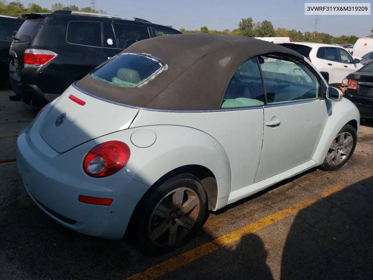 2006 Volkswagen New Beetle Convertible Option Package 1 VIN: 3VWRF31YX6M319209 Lot: 70606514