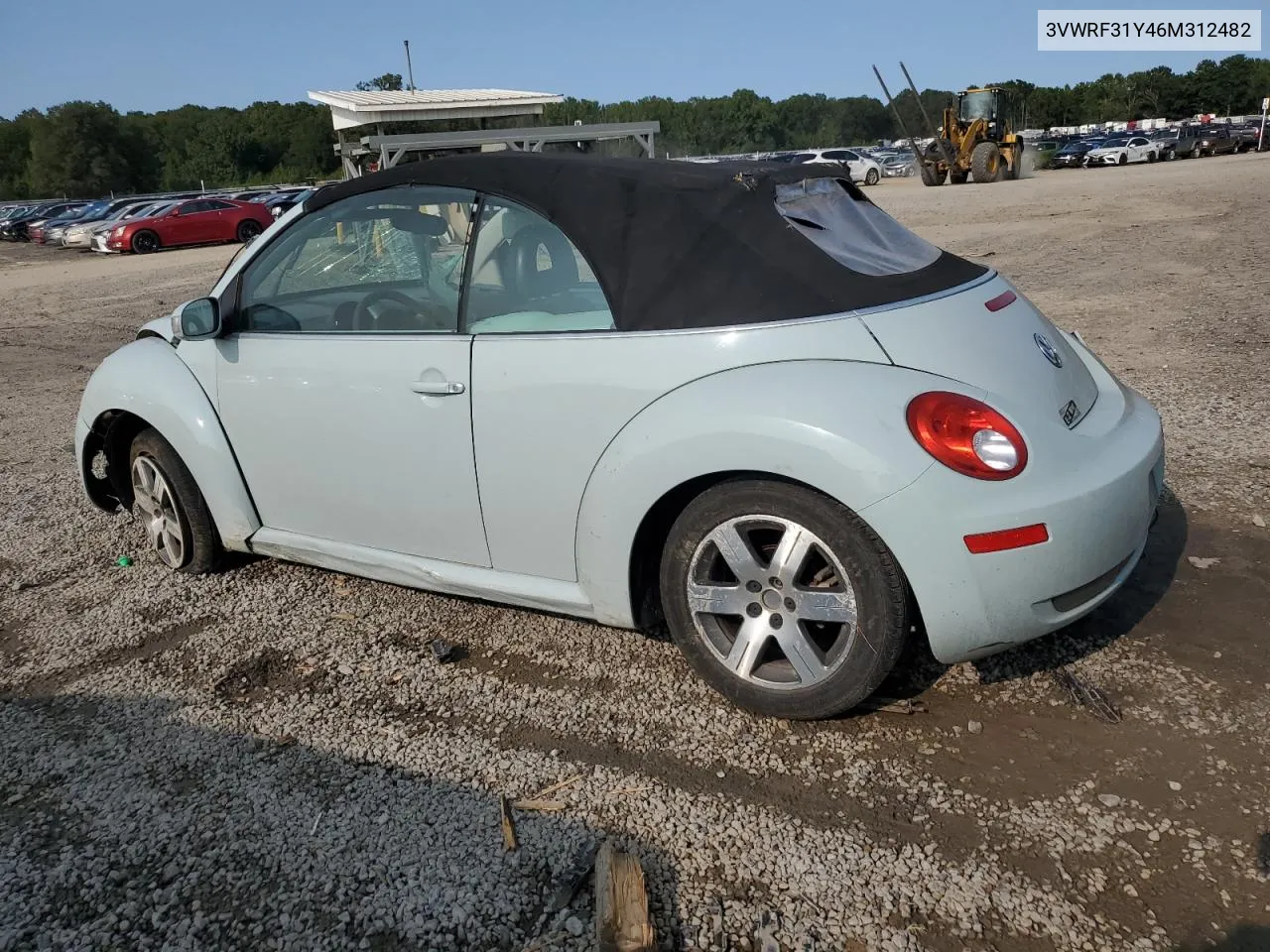 2006 Volkswagen New Beetle Convertible Option Package 1 VIN: 3VWRF31Y46M312482 Lot: 70780134