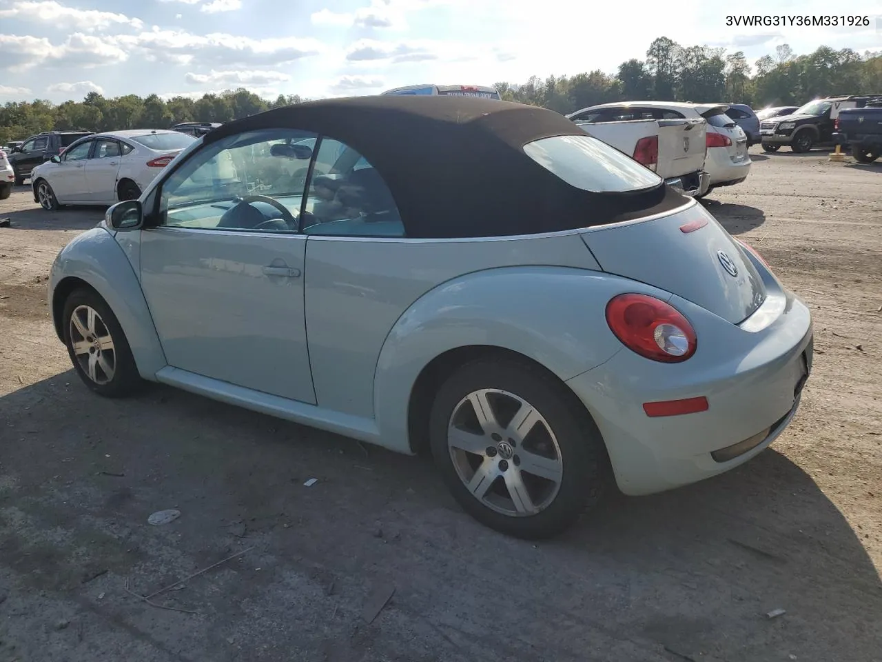 2006 Volkswagen New Beetle Convertible Option Package 1 VIN: 3VWRG31Y36M331926 Lot: 70922504