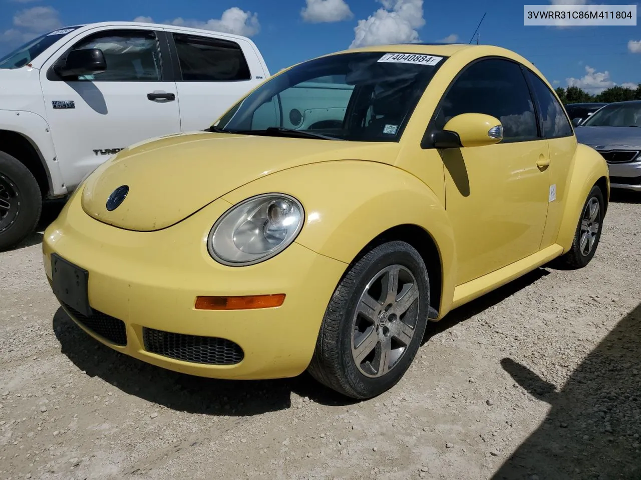 2006 Volkswagen New Beetle Tdi Option Package 1 VIN: 3VWRR31C86M411804 Lot: 74040884