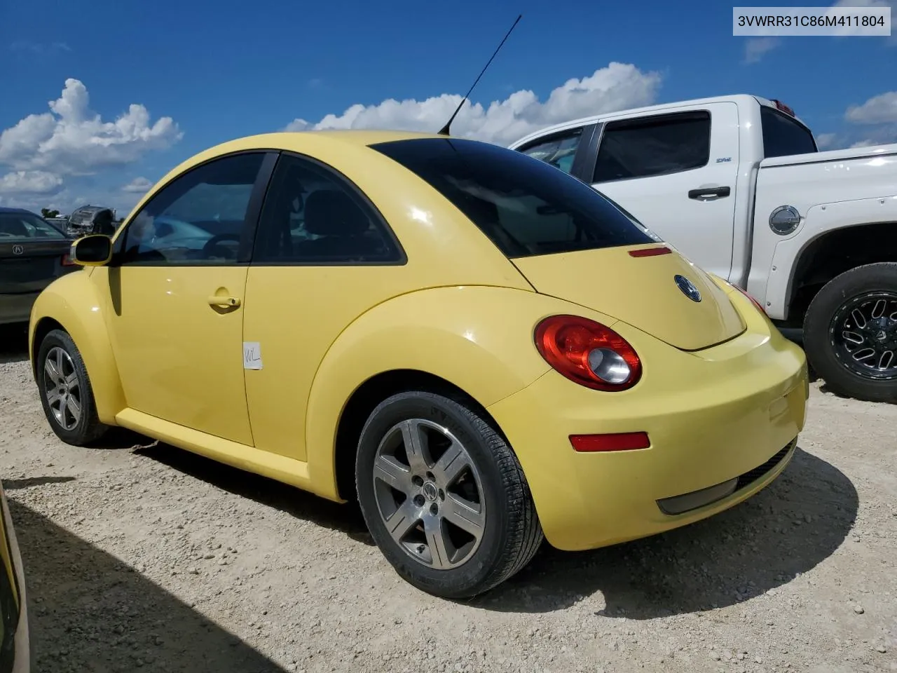 2006 Volkswagen New Beetle Tdi Option Package 1 VIN: 3VWRR31C86M411804 Lot: 74040884