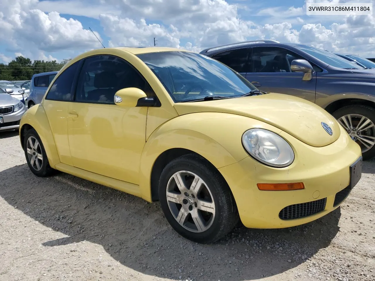 2006 Volkswagen New Beetle Tdi Option Package 1 VIN: 3VWRR31C86M411804 Lot: 74040884