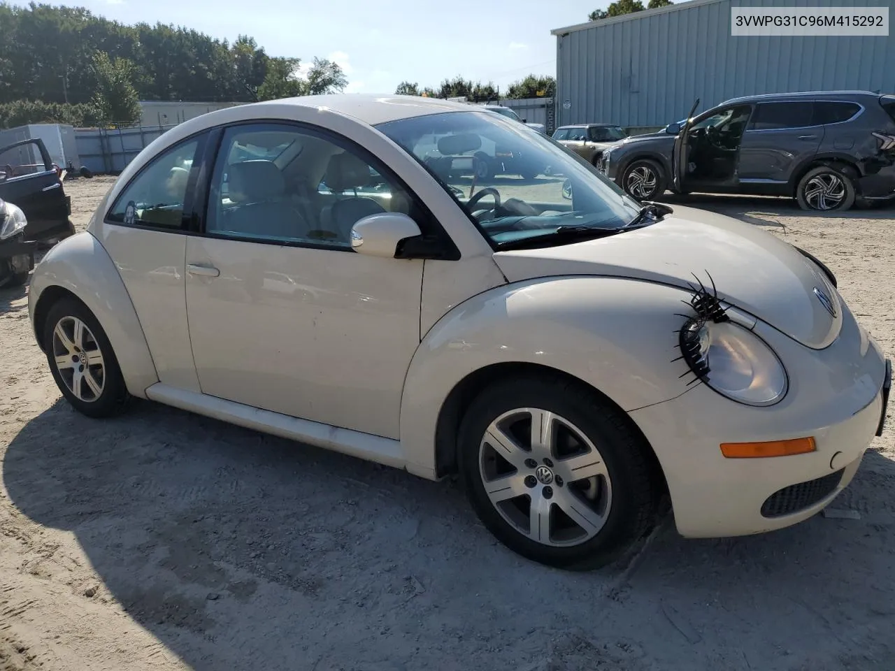 2006 Volkswagen New Beetle 2.5L VIN: 3VWPG31C96M415292 Lot: 74347344