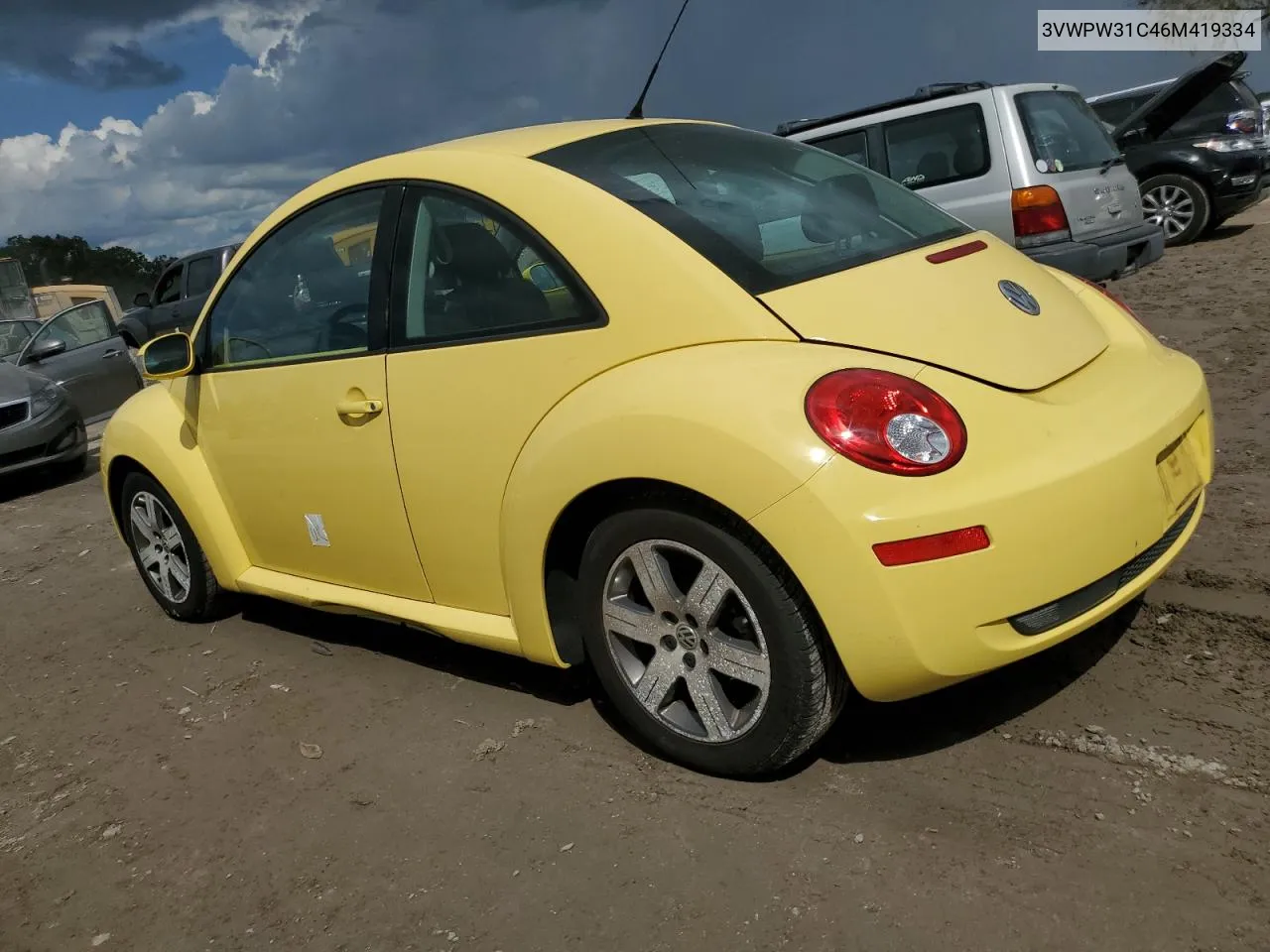 2006 Volkswagen New Beetle 2.5L VIN: 3VWPW31C46M419334 Lot: 74551934