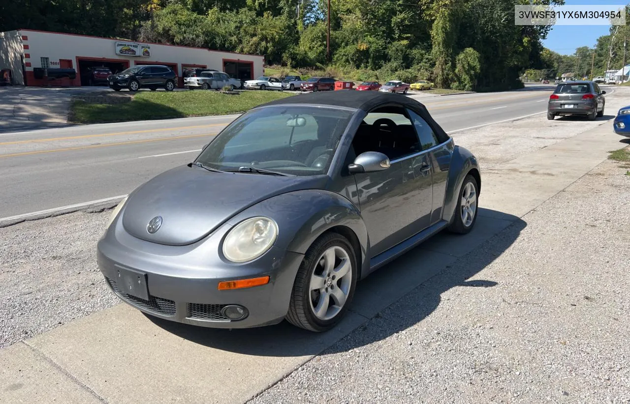 2006 Volkswagen New Beetle VIN: 3VWSF31YX6M304954 Lot: 74759464