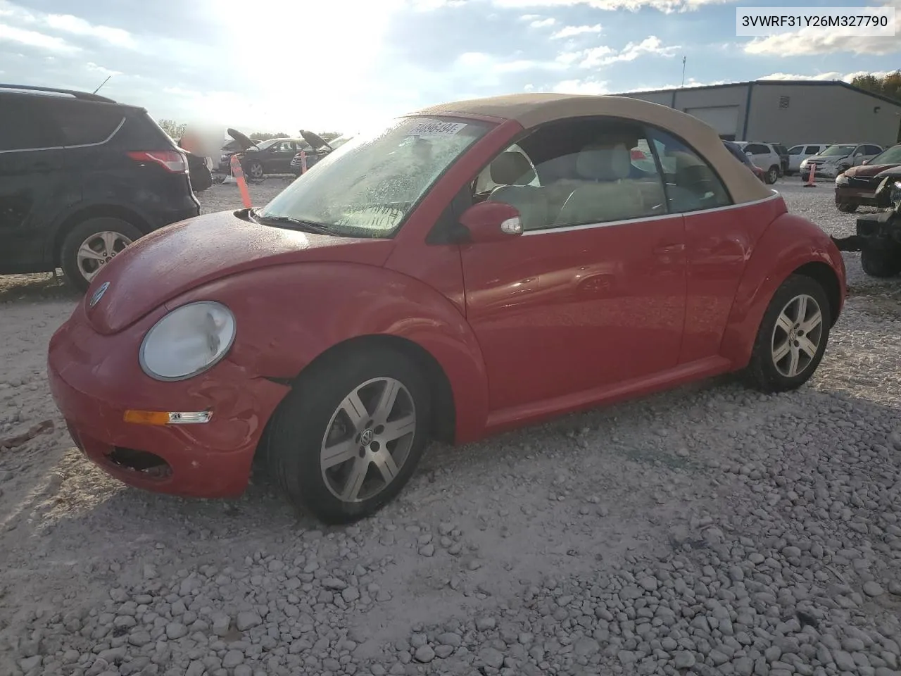 2006 Volkswagen New Beetle Convertible Option Package 1 VIN: 3VWRF31Y26M327790 Lot: 74896494