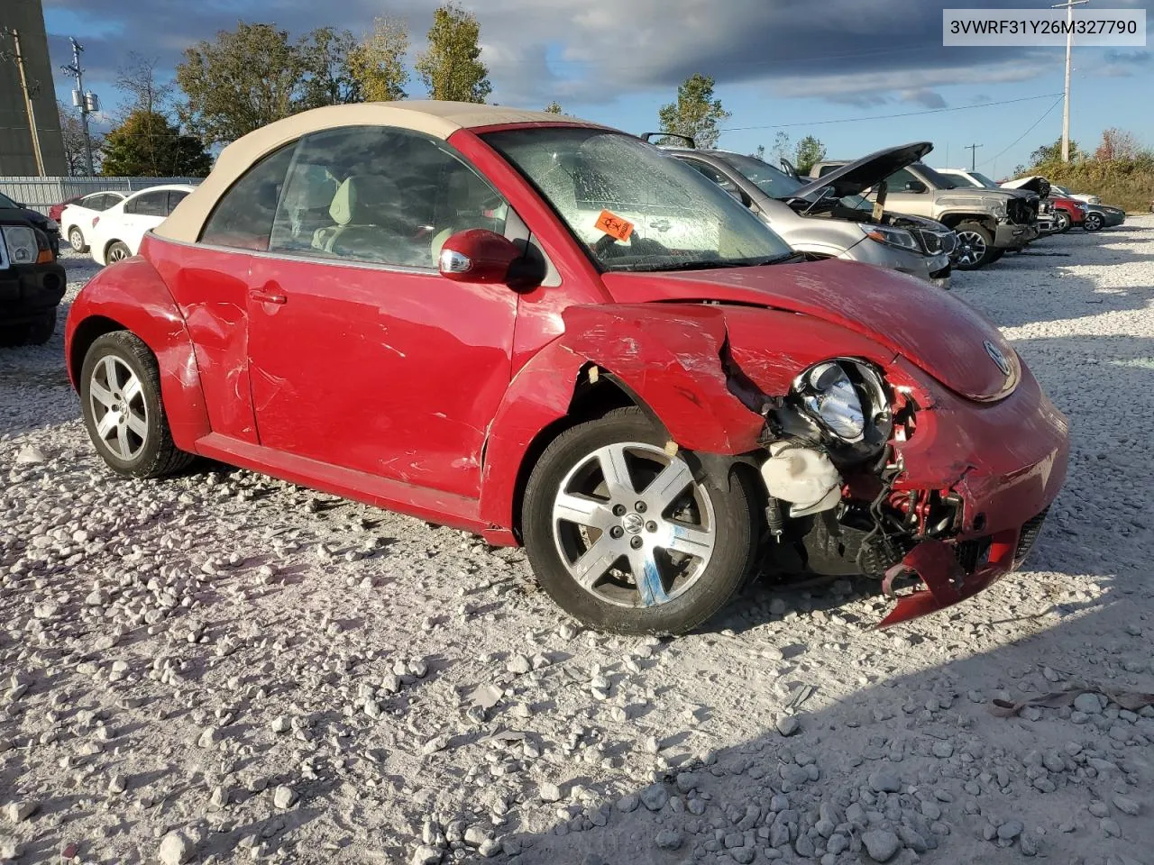 2006 Volkswagen New Beetle Convertible Option Package 1 VIN: 3VWRF31Y26M327790 Lot: 74896494