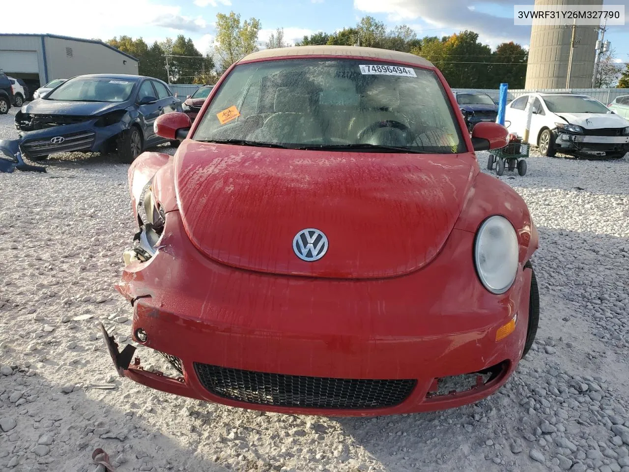 2006 Volkswagen New Beetle Convertible Option Package 1 VIN: 3VWRF31Y26M327790 Lot: 74896494