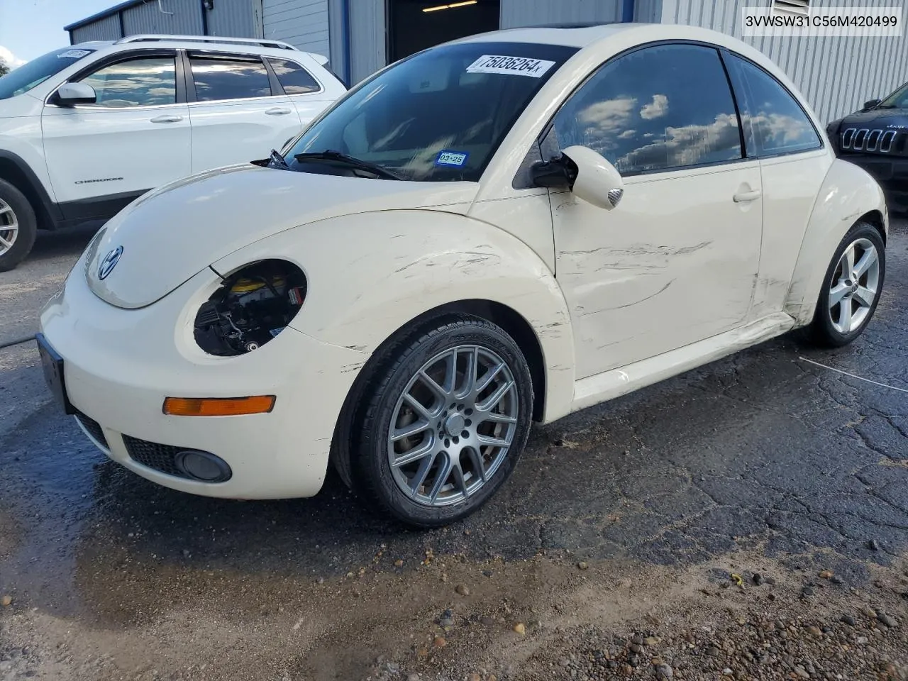 3VWSW31C56M420499 2006 Volkswagen New Beetle 2.5L Option Package 2