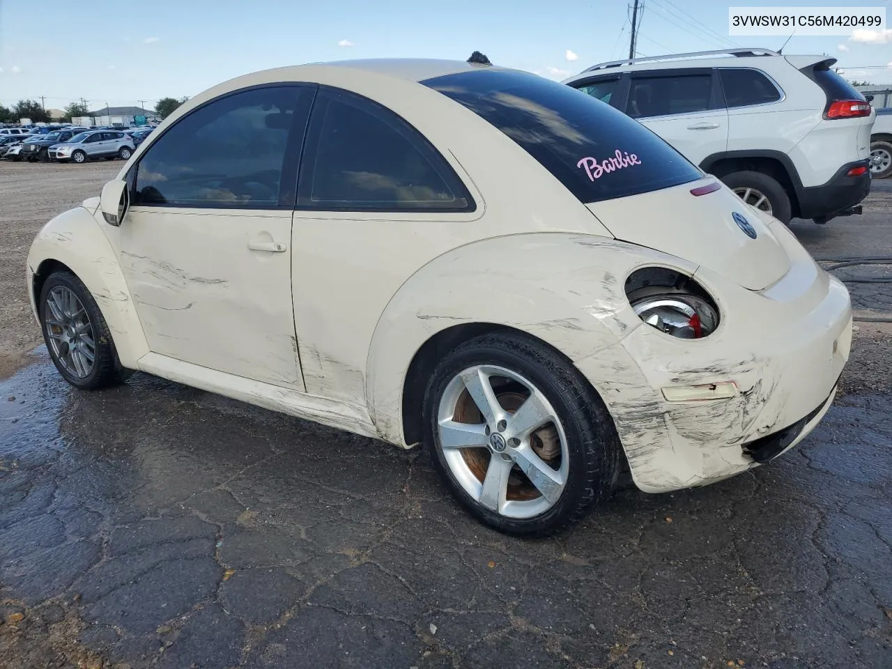 3VWSW31C56M420499 2006 Volkswagen New Beetle 2.5L Option Package 2