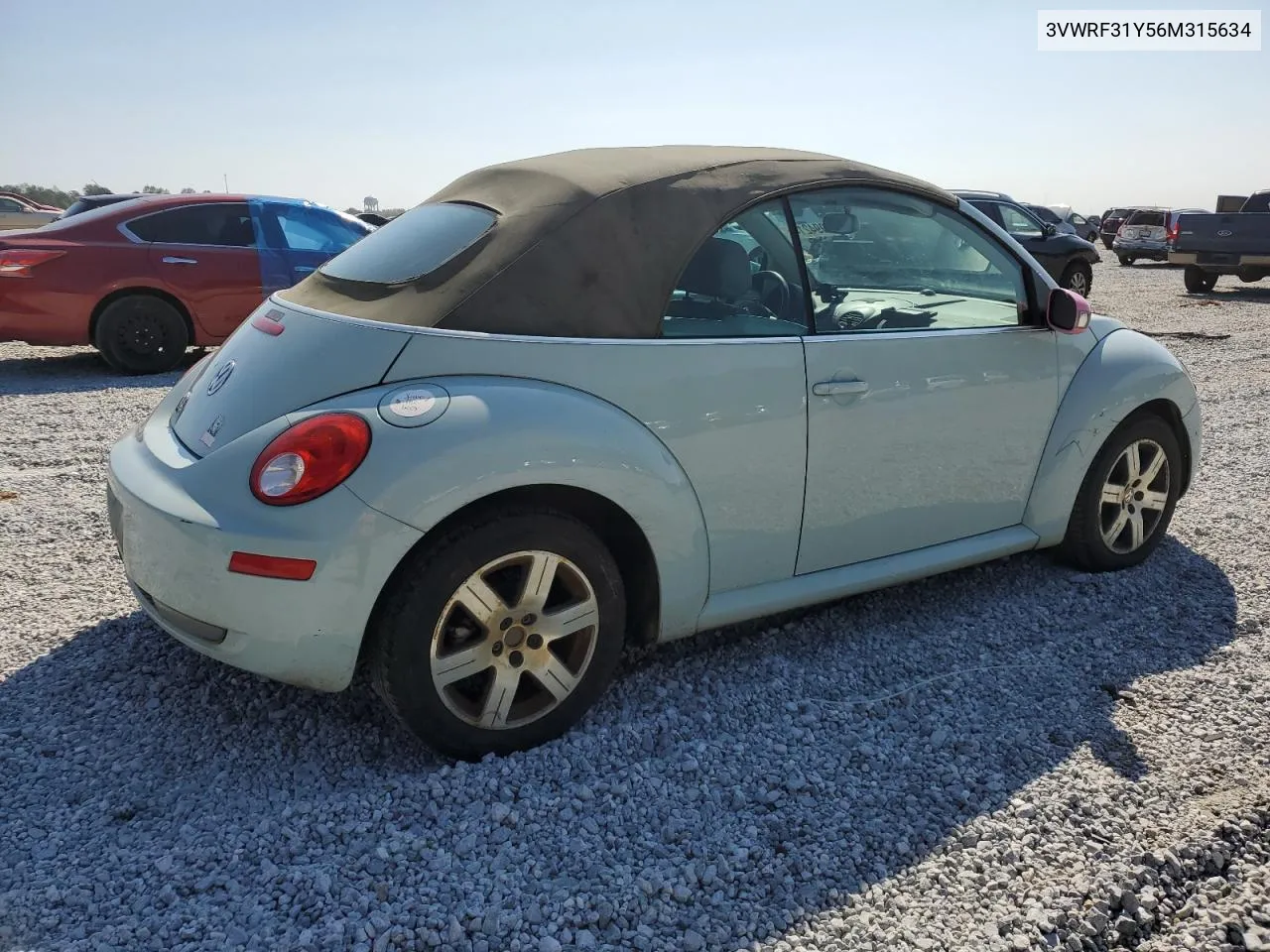 2006 Volkswagen New Beetle Convertible Option Package 1 VIN: 3VWRF31Y56M315634 Lot: 75094214