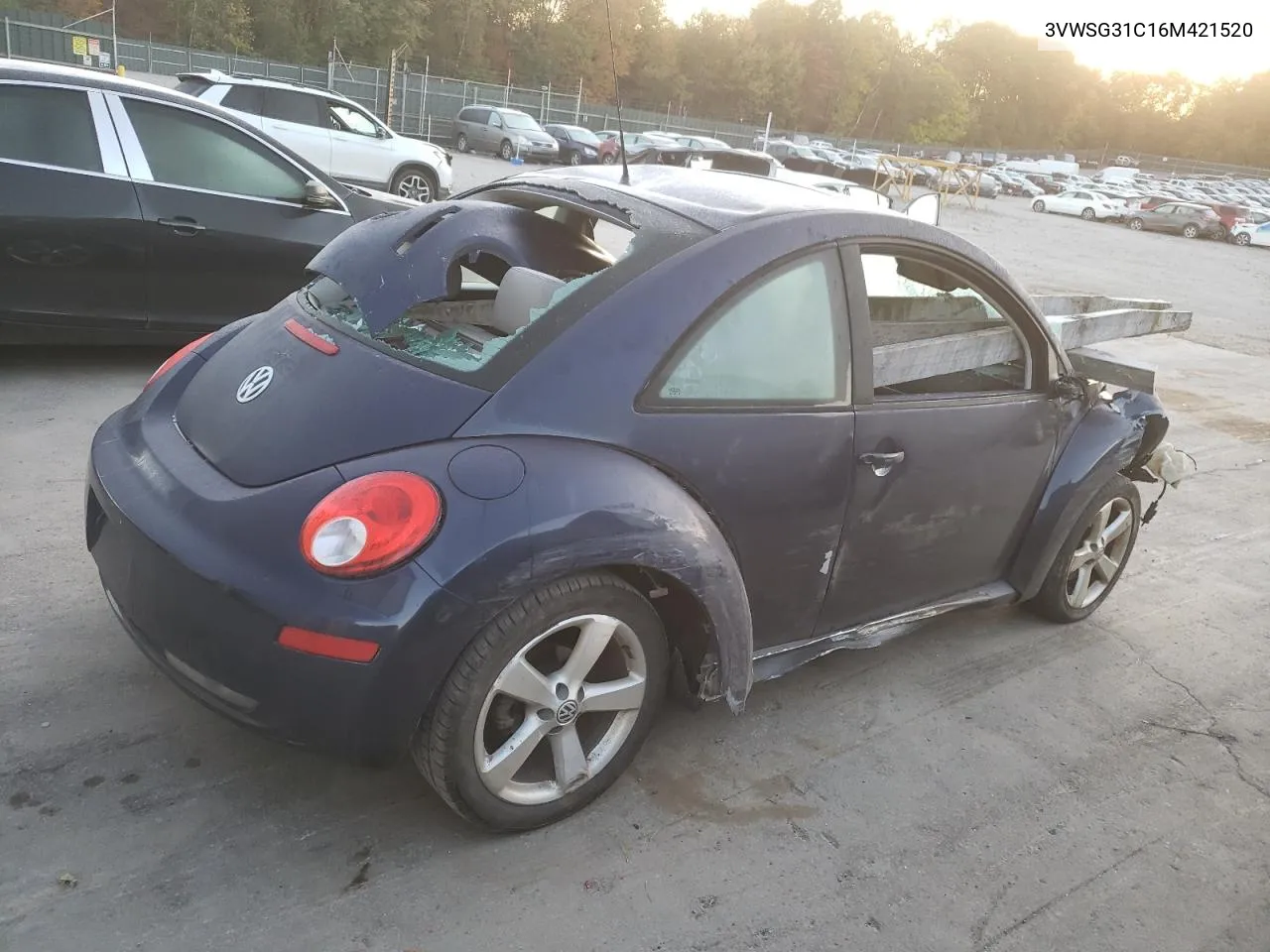 3VWSG31C16M421520 2006 Volkswagen New Beetle 2.5L Option Package 2