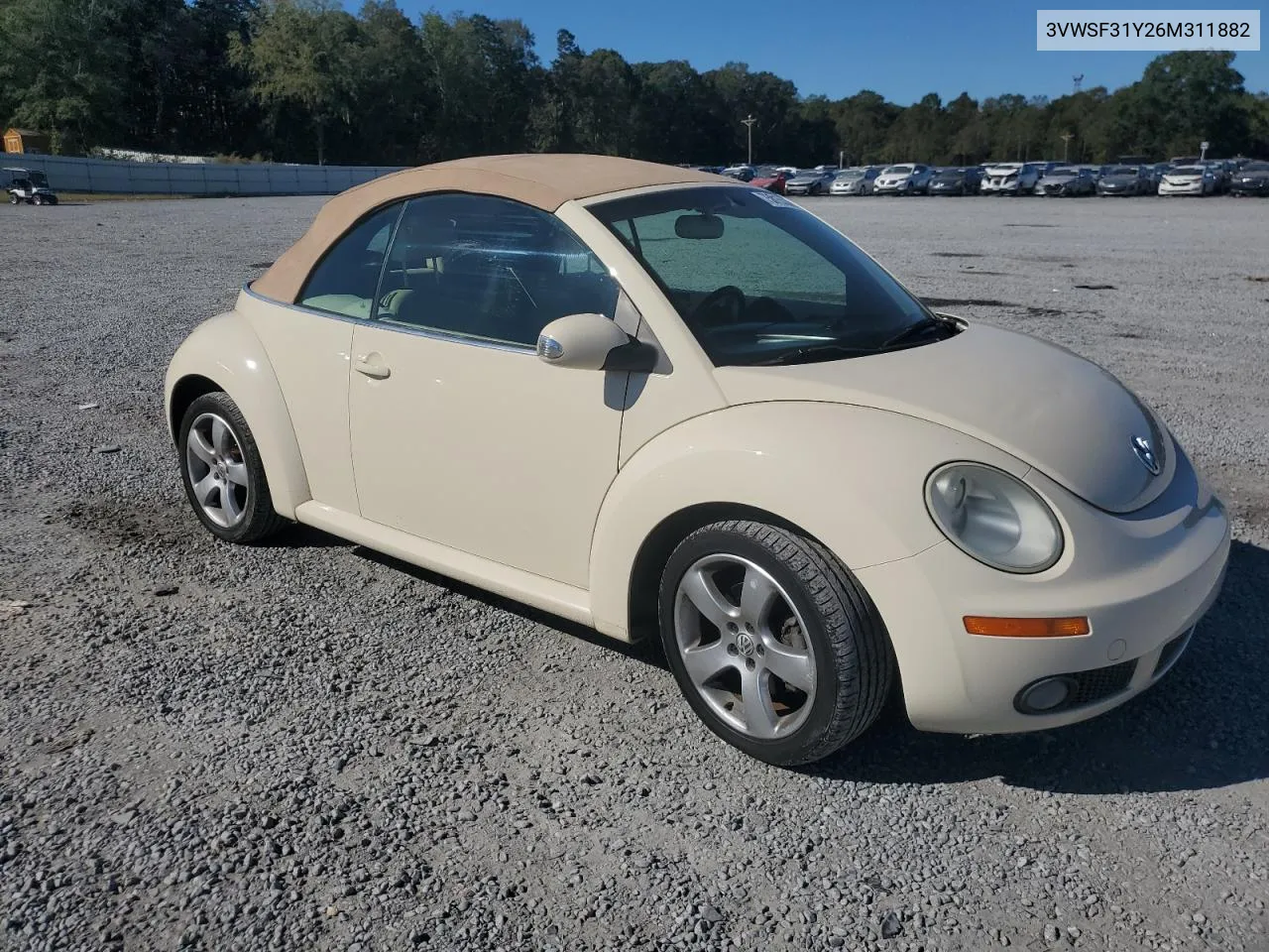 2006 Volkswagen New Beetle Convertible Option Package 2 VIN: 3VWSF31Y26M311882 Lot: 75815534