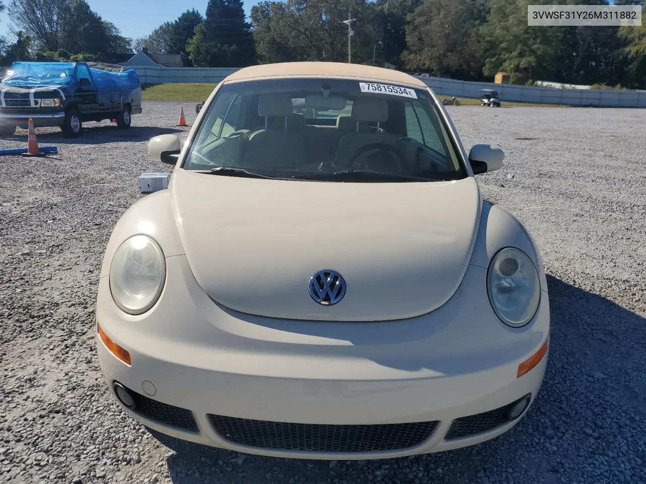 2006 Volkswagen New Beetle Convertible Option Package 2 VIN: 3VWSF31Y26M311882 Lot: 75815534