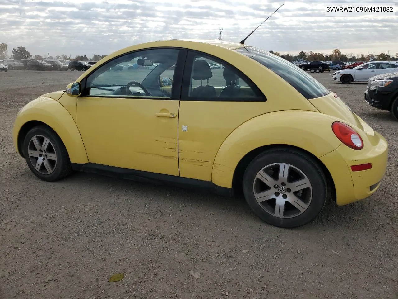 2006 Volkswagen New Beetle 2.5L Luxury VIN: 3VWRW21C96M421082 Lot: 76459214