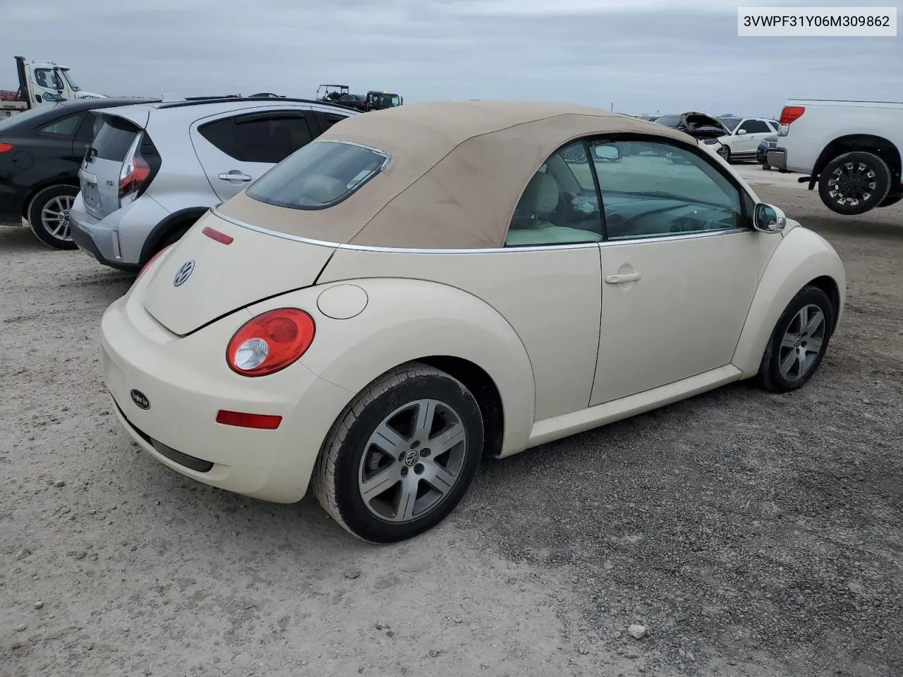 2006 Volkswagen New Beetle Convertible VIN: 3VWPF31Y06M309862 Lot: 76907554