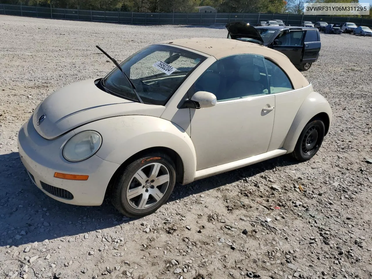 2006 Volkswagen New Beetle Convertible Option Package 1 VIN: 3VWRF31Y06M311295 Lot: 76950204