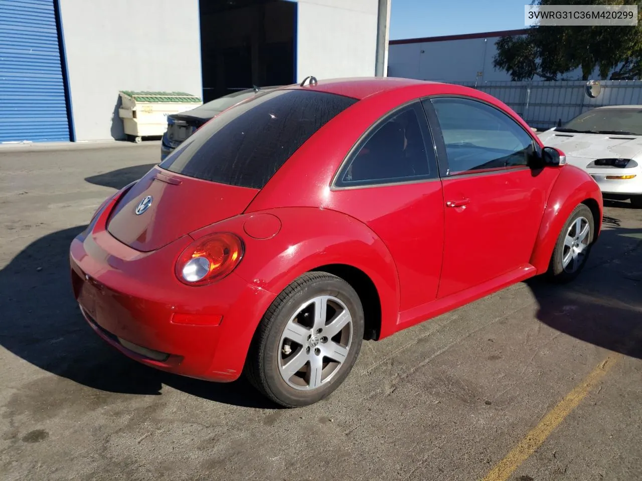 2006 Volkswagen New Beetle 2.5L Option Package 1 VIN: 3VWRG31C36M420299 Lot: 77830544