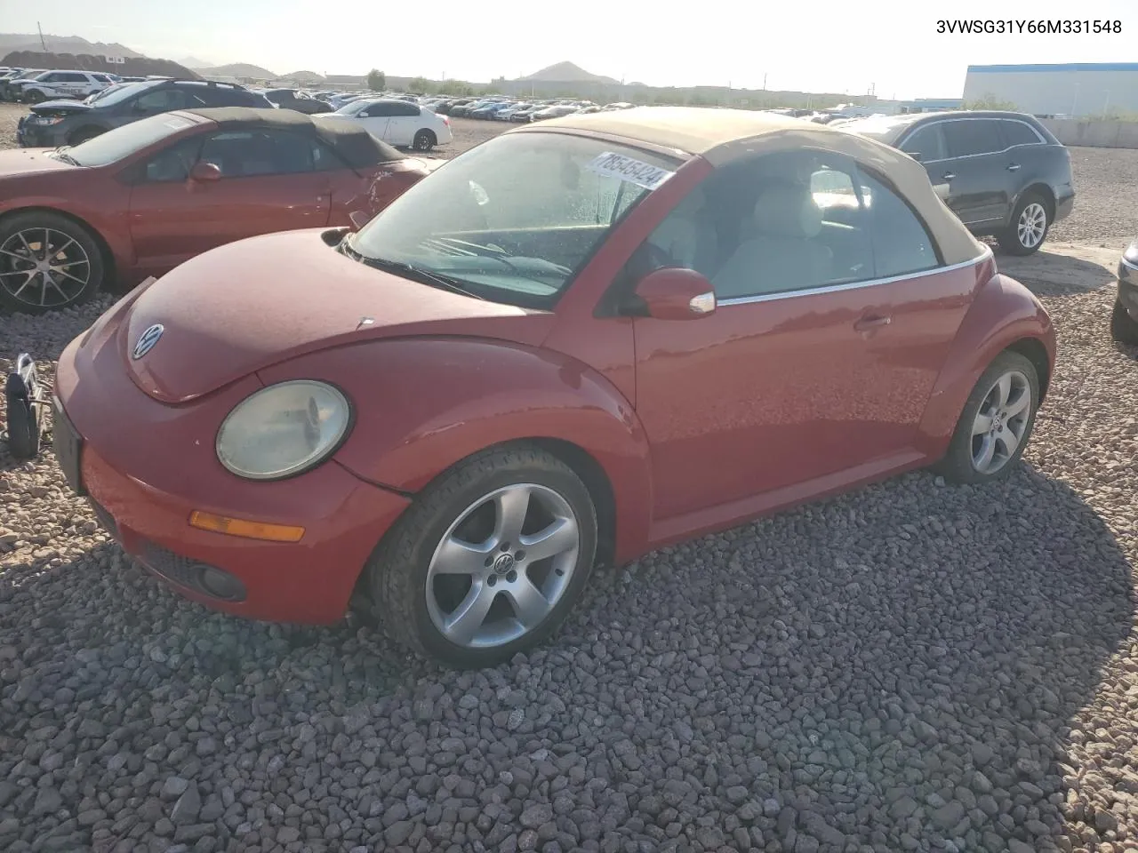 2006 Volkswagen New Beetle Convertible Option Package 2 VIN: 3VWSG31Y66M331548 Lot: 78545424