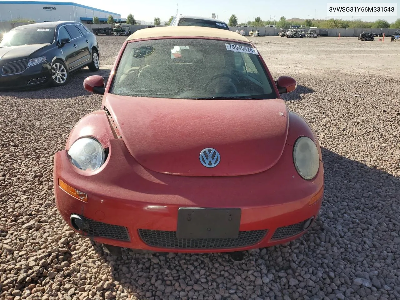 2006 Volkswagen New Beetle Convertible Option Package 2 VIN: 3VWSG31Y66M331548 Lot: 78545424