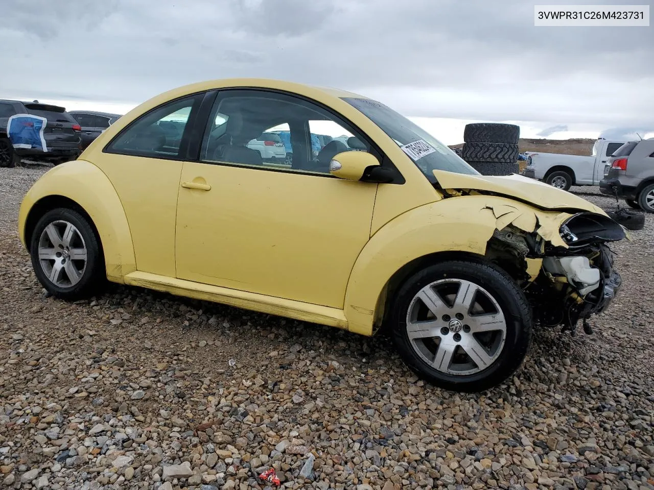 2006 Volkswagen New Beetle Tdi VIN: 3VWPR31C26M423731 Lot: 78546224