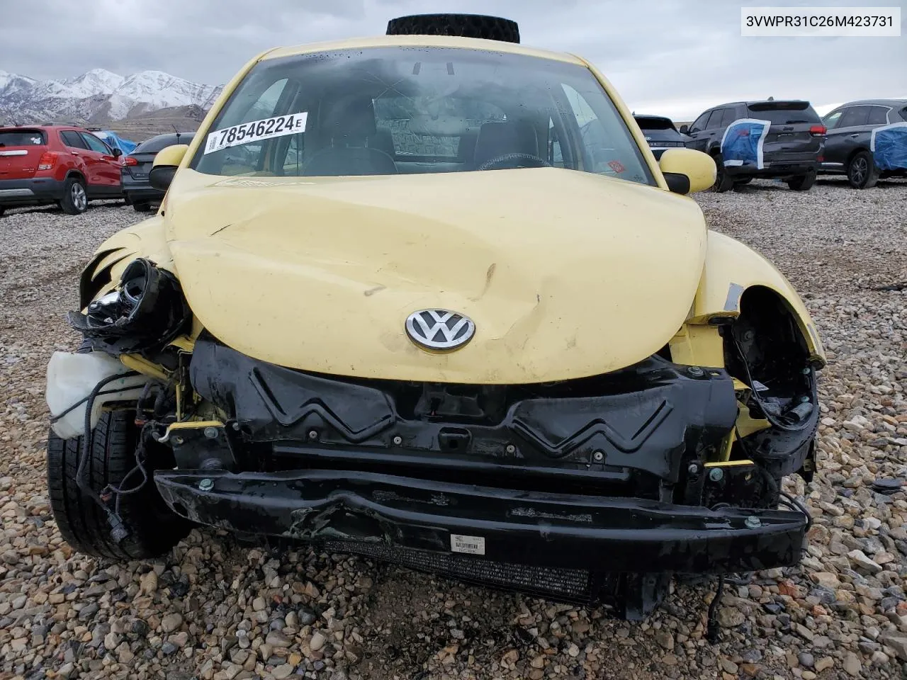 2006 Volkswagen New Beetle Tdi VIN: 3VWPR31C26M423731 Lot: 78546224