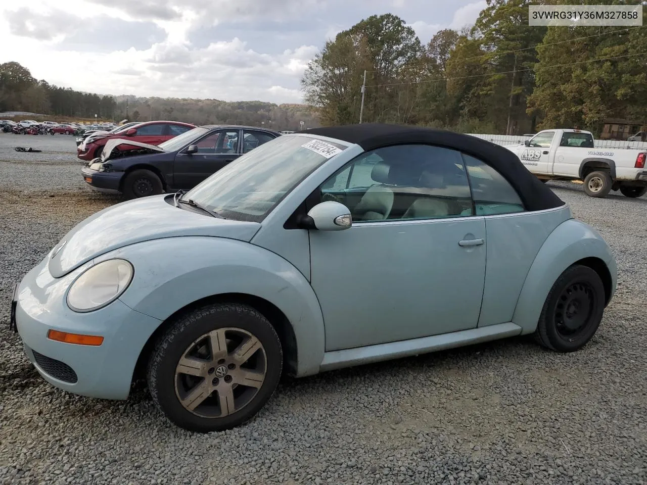 2006 Volkswagen New Beetle Convertible Option Package 1 VIN: 3VWRG31Y36M327858 Lot: 79322154