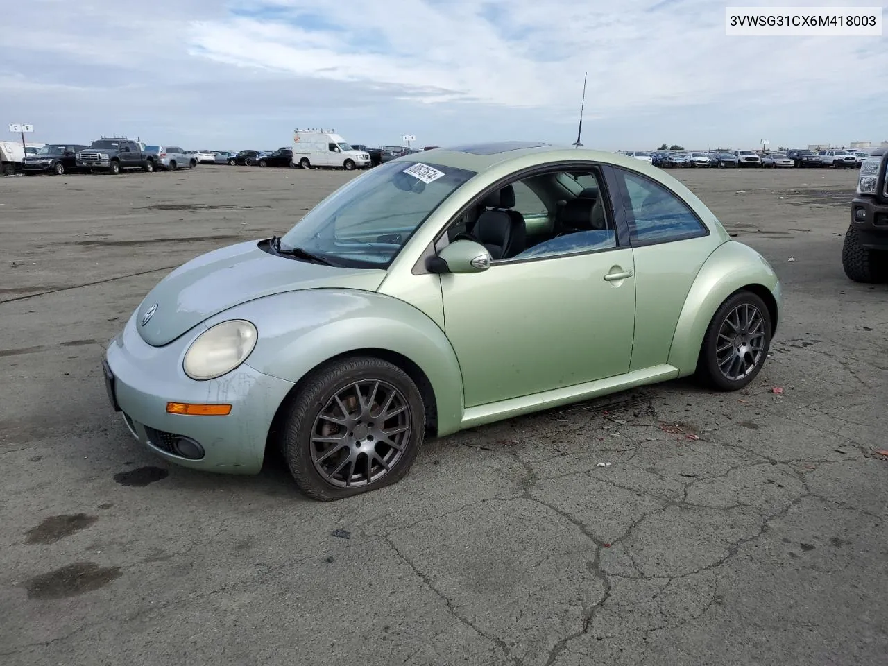 2006 Volkswagen New Beetle 2.5L Option Package 2 VIN: 3VWSG31CX6M418003 Lot: 80673674