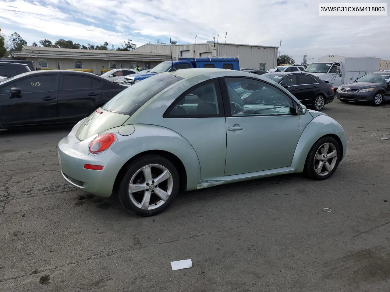 2006 Volkswagen New Beetle 2.5L Option Package 2 VIN: 3VWSG31CX6M418003 Lot: 80673674