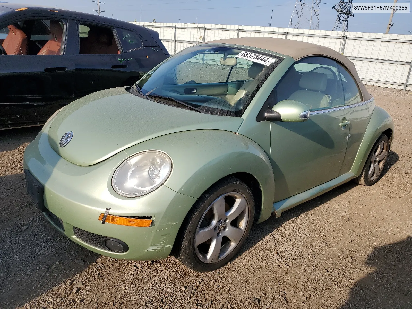 2007 Volkswagen New Beetle Convertible Option Package 2 VIN: 3VWSF31Y67M400355 Lot: 68528444