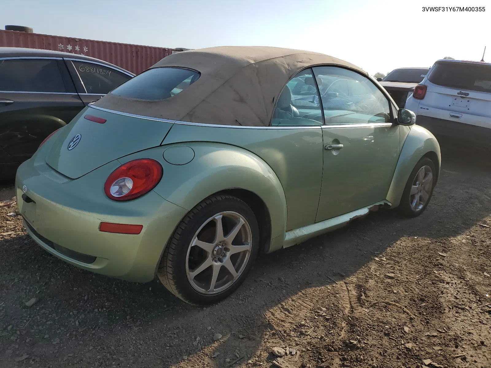 2007 Volkswagen New Beetle Convertible Option Package 2 VIN: 3VWSF31Y67M400355 Lot: 68528444