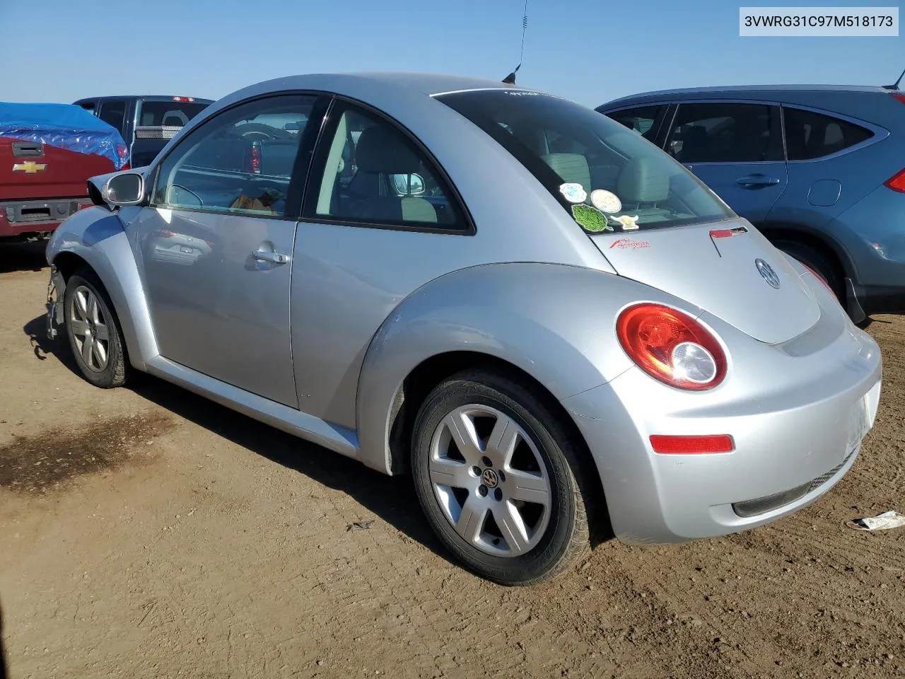 2007 Volkswagen New Beetle 2.5L Option Package 1 VIN: 3VWRG31C97M518173 Lot: 70189864