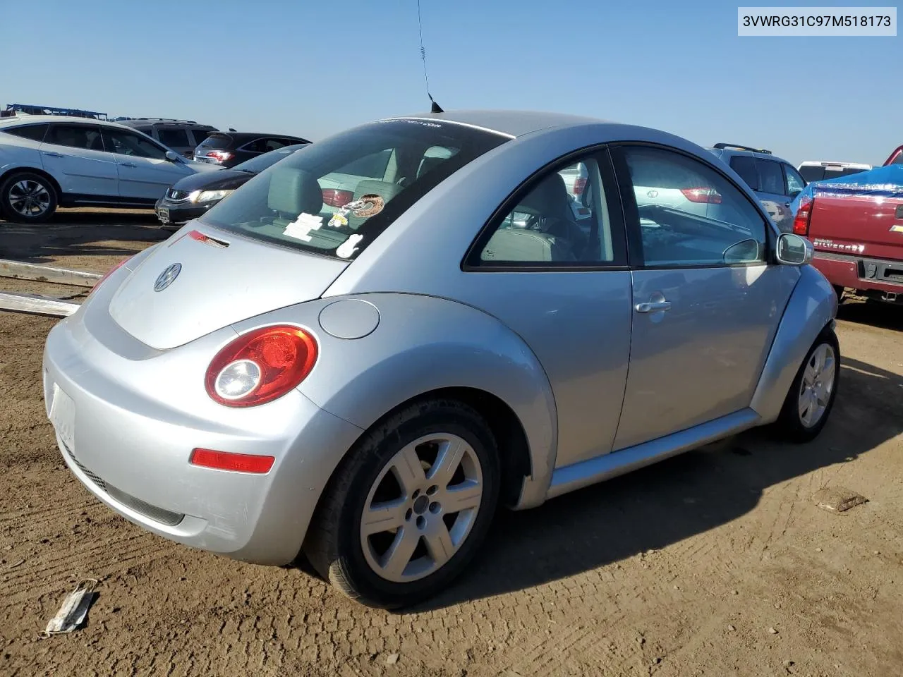 2007 Volkswagen New Beetle 2.5L Option Package 1 VIN: 3VWRG31C97M518173 Lot: 70189864