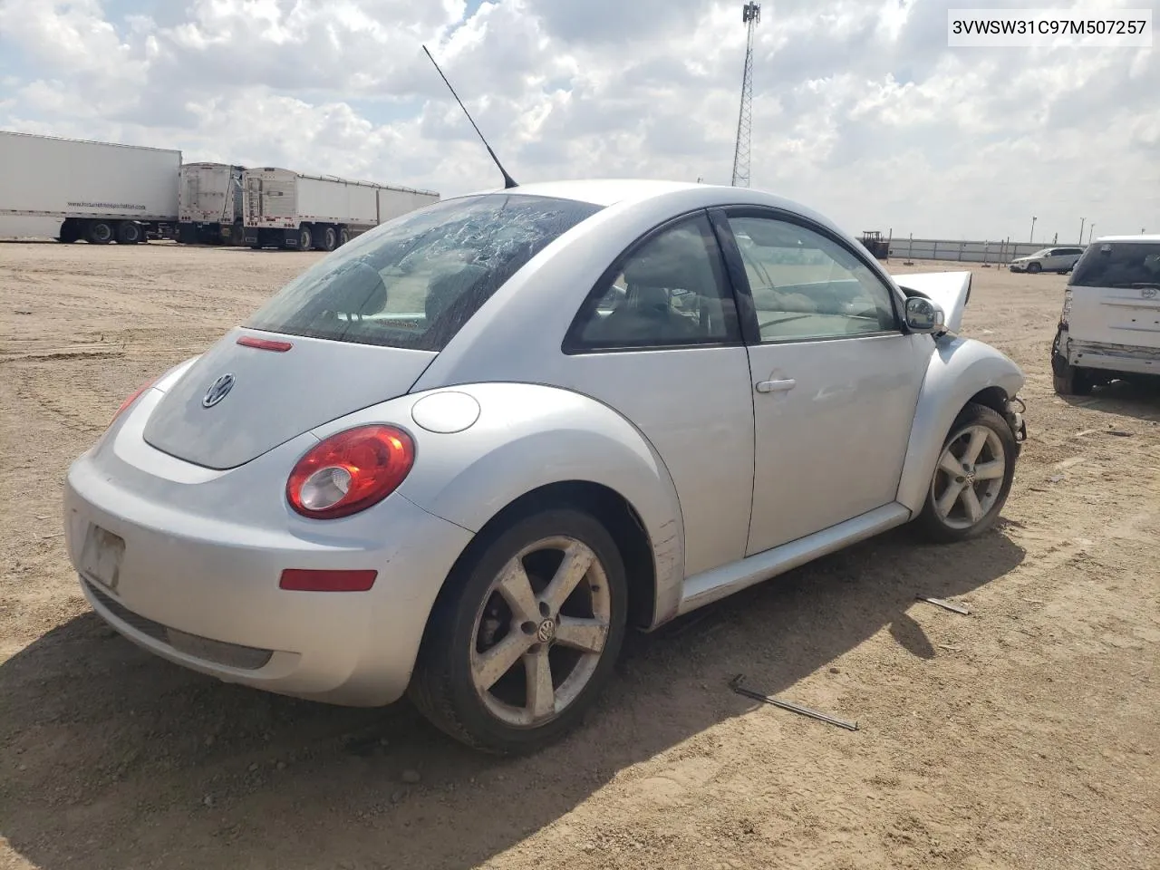 2007 Volkswagen New Beetle 2.5L Option Package 2 VIN: 3VWSW31C97M507257 Lot: 70398584