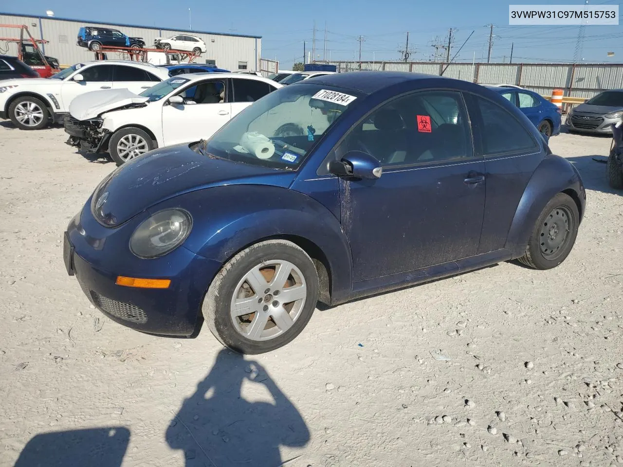 3VWPW31C97M515753 2007 Volkswagen New Beetle 2.5L