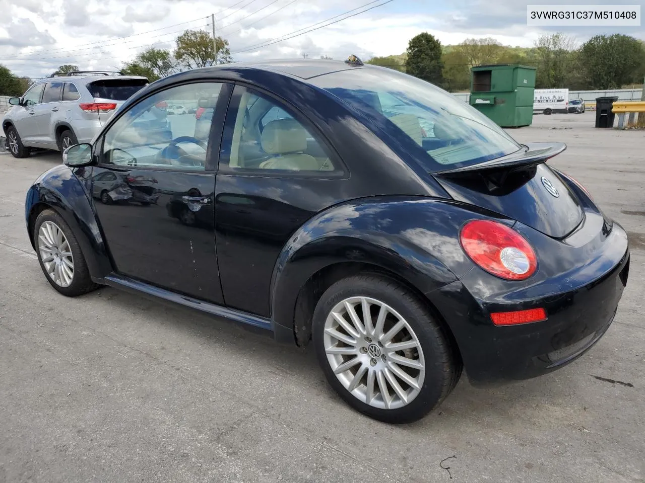 2007 Volkswagen New Beetle 2.5L Option Package 1 VIN: 3VWRG31C37M510408 Lot: 72388054