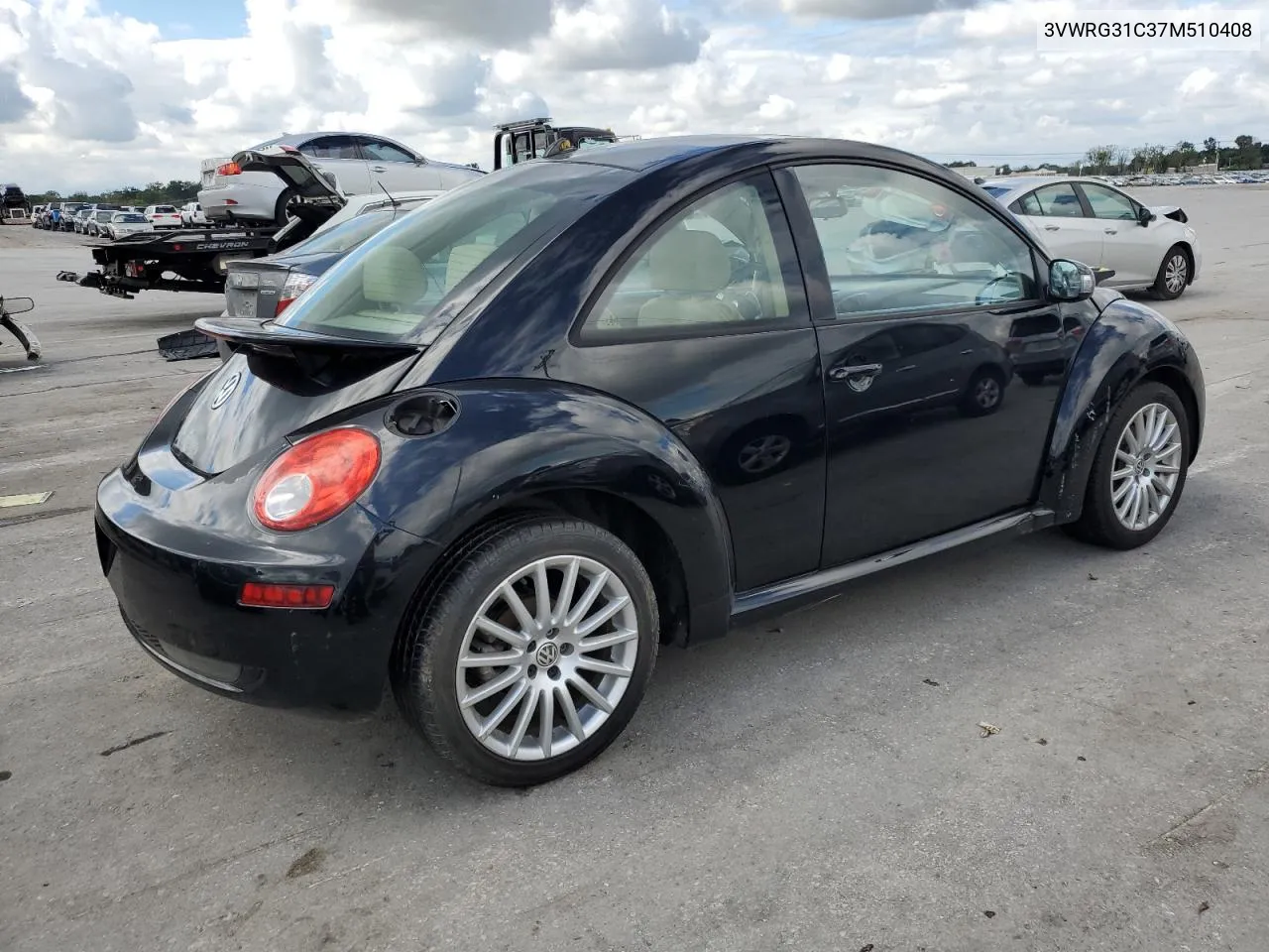 2007 Volkswagen New Beetle 2.5L Option Package 1 VIN: 3VWRG31C37M510408 Lot: 72388054