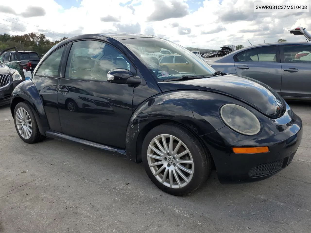 2007 Volkswagen New Beetle 2.5L Option Package 1 VIN: 3VWRG31C37M510408 Lot: 72388054