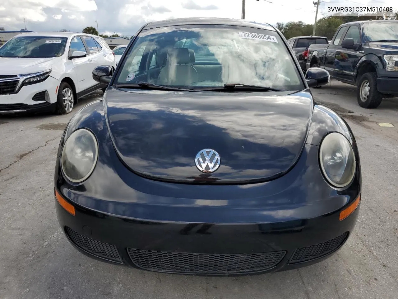 2007 Volkswagen New Beetle 2.5L Option Package 1 VIN: 3VWRG31C37M510408 Lot: 72388054