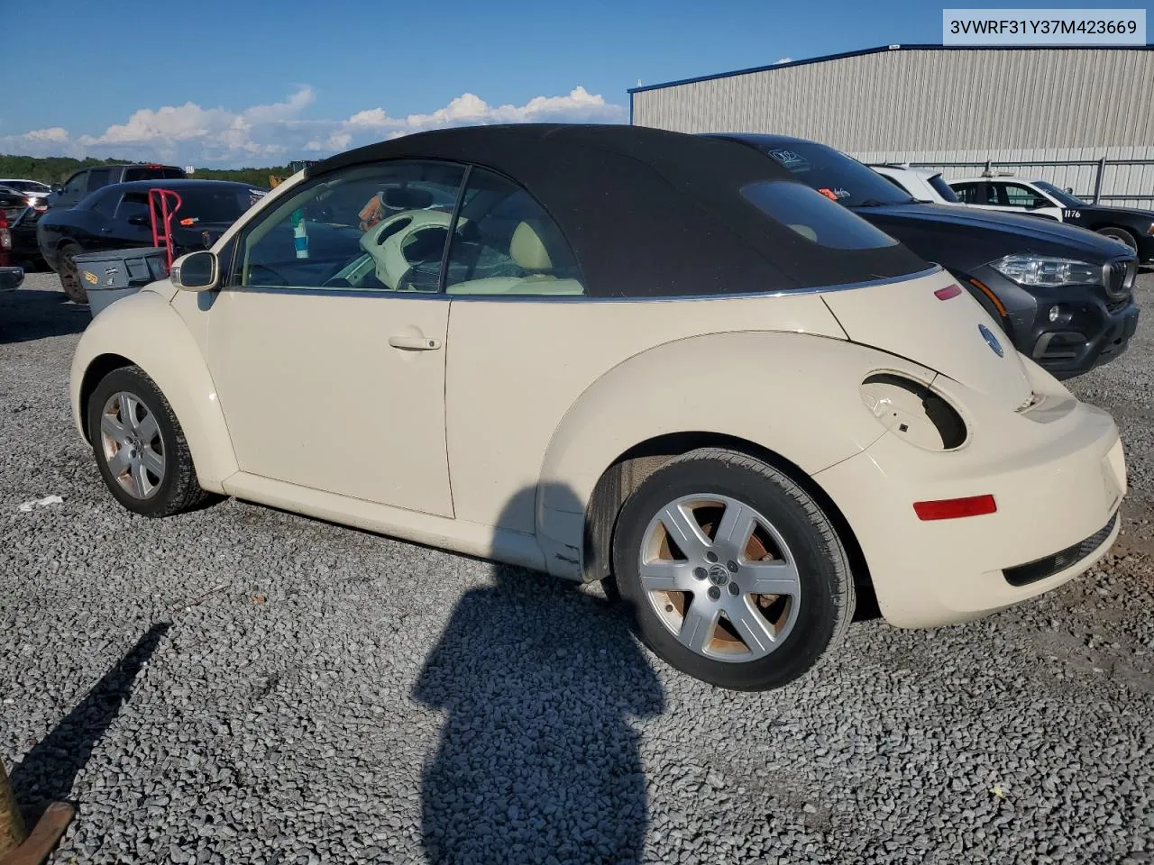 2007 Volkswagen New Beetle Convertible Option Package 1 VIN: 3VWRF31Y37M423669 Lot: 72400684