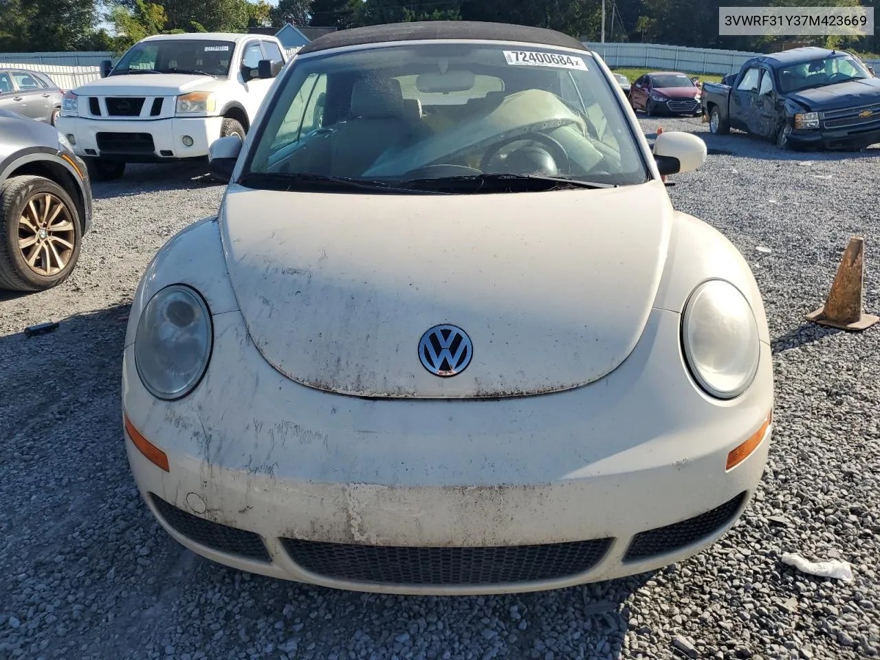 2007 Volkswagen New Beetle Convertible Option Package 1 VIN: 3VWRF31Y37M423669 Lot: 72400684