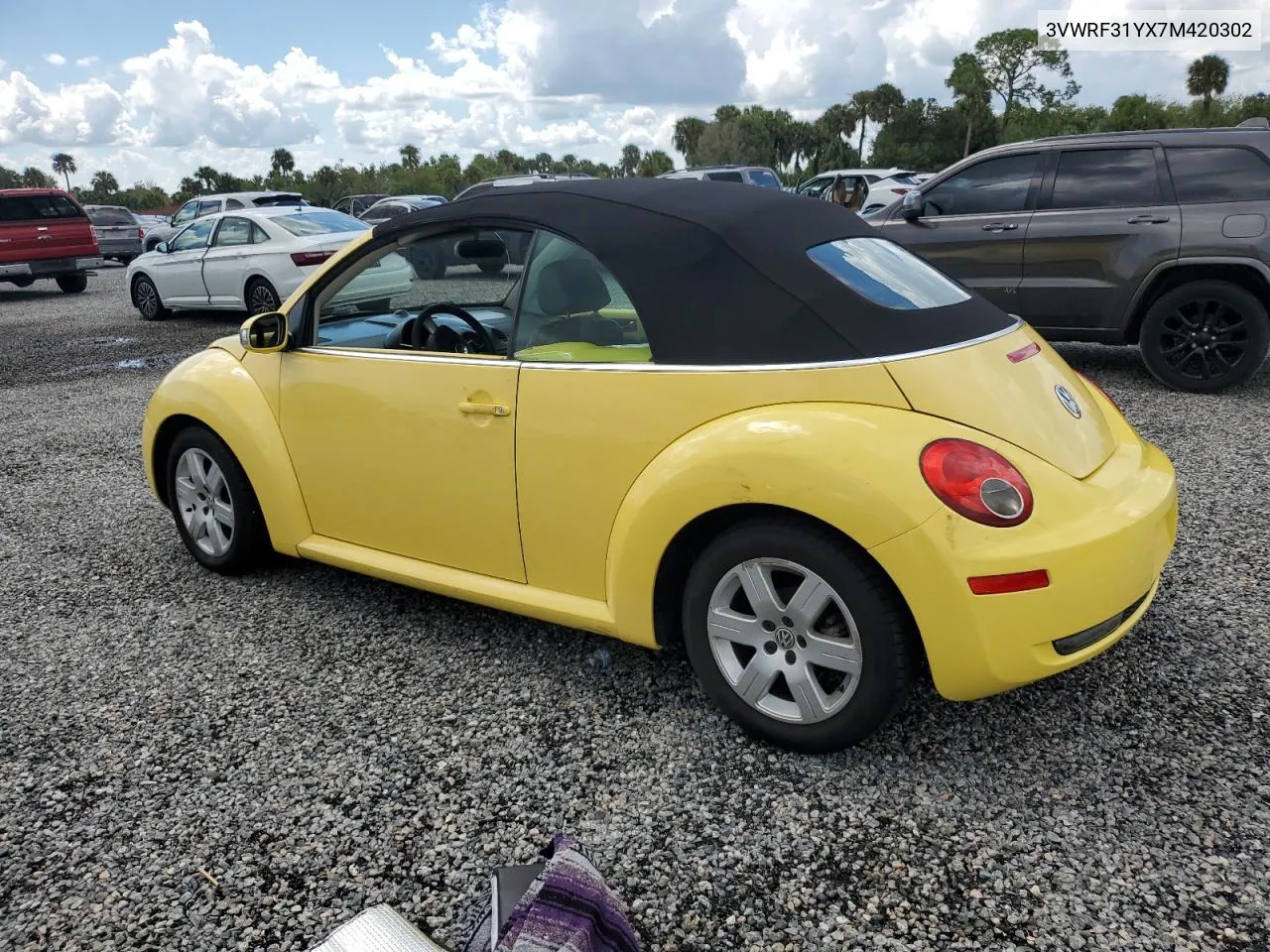 2007 Volkswagen New Beetle Convertible Option Package 1 VIN: 3VWRF31YX7M420302 Lot: 73987444