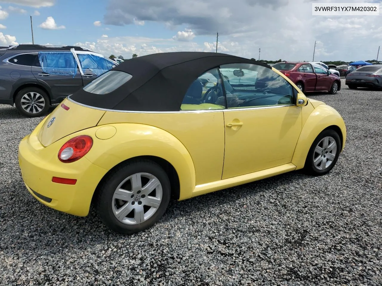 2007 Volkswagen New Beetle Convertible Option Package 1 VIN: 3VWRF31YX7M420302 Lot: 73987444