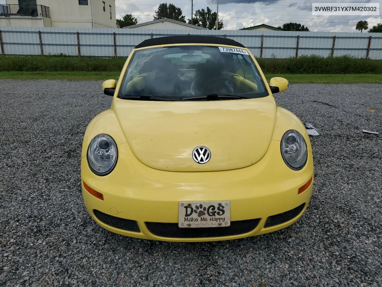 2007 Volkswagen New Beetle Convertible Option Package 1 VIN: 3VWRF31YX7M420302 Lot: 73987444