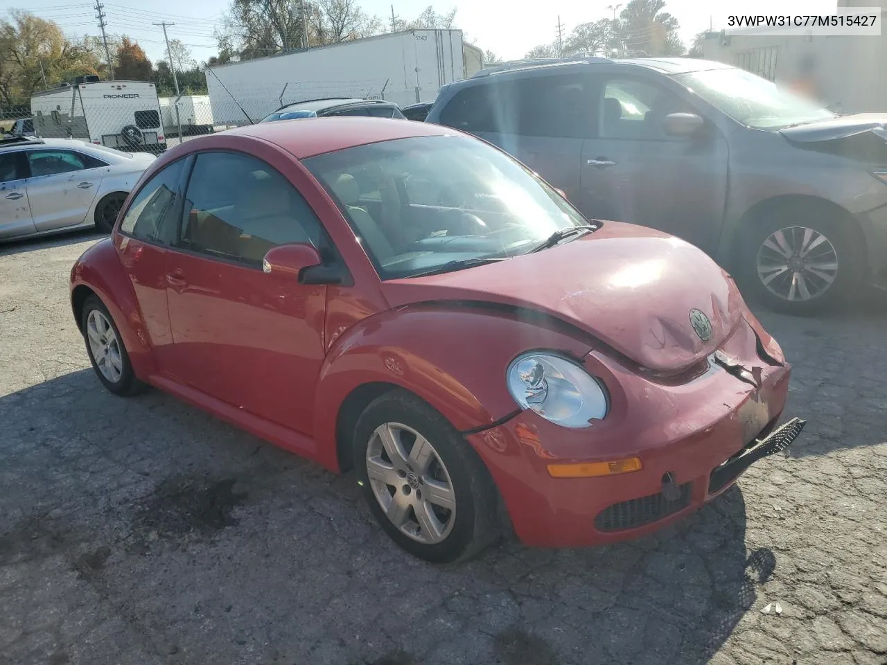 2007 Volkswagen New Beetle 2.5L VIN: 3VWPW31C77M515427 Lot: 78281574