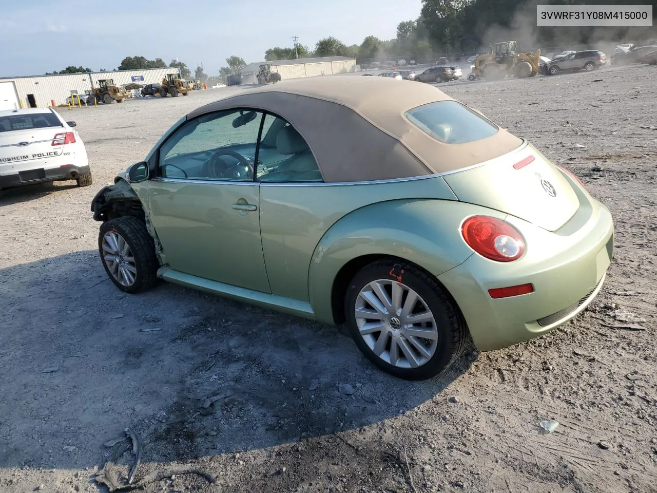 2008 Volkswagen New Beetle Convertible Se VIN: 3VWRF31Y08M415000 Lot: 67679304