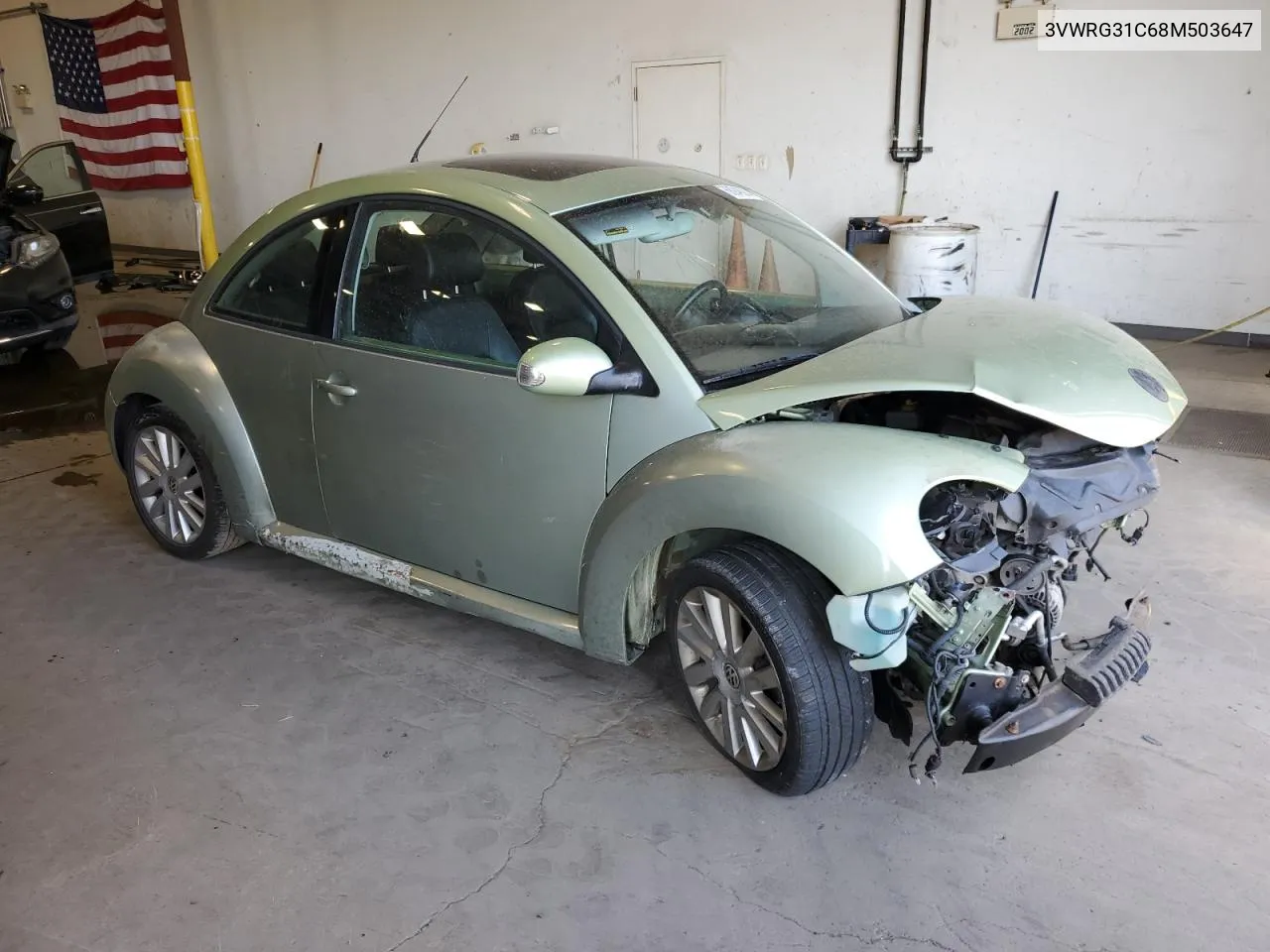 3VWRG31C68M503647 2008 Volkswagen New Beetle S