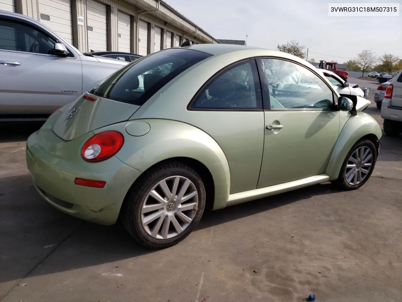 2008 Volkswagen New Beetle S VIN: 3VWRG31C18M507315 Lot: 71053454